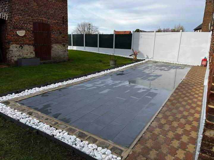 Création terrasse près d'Arras 