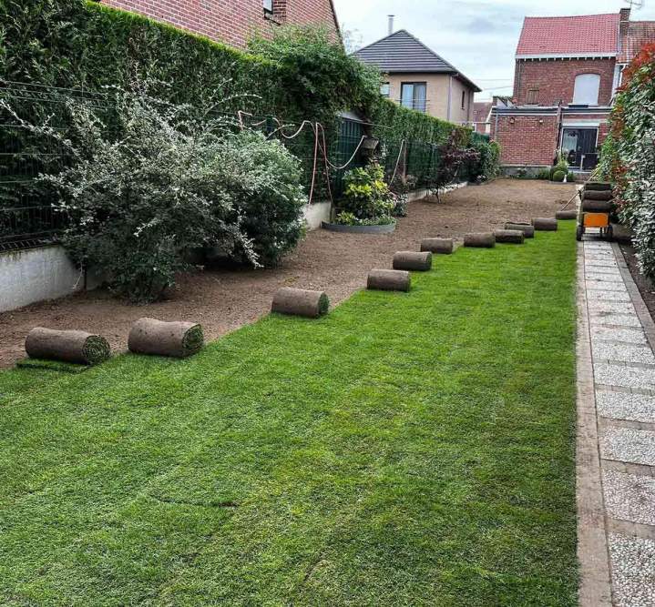 Installation de votre pelouse en un rien de temps