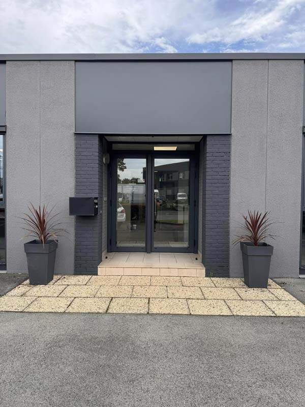 Pose de pavage près d'Arras